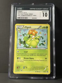 CGC 10 Gem Mint ~ Lilligant 2012 Black Star Promos BW49 Holo Pokemon - Image 2