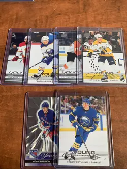 Lot 5 YG & 1 YG Outburst 👌 Upper Deck Young Guns Rookie Cards RC Yg - Image 1