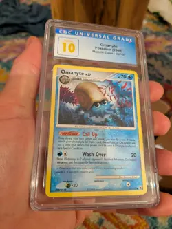 (POP 2) Pokemon CGC 10 Omanyte 69/100 Majestic Dawn PRISTINE PSA - Image 1