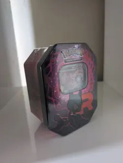 Pokemon TCG: Team Rocket's Mewtwo Ex Tin - Destined Rivals - Brand New / Sealed - Image 2