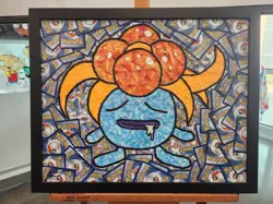 Gloom Pokemon Trading Card Collage Artwork FRAMED (20x16) - Image 1