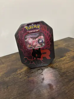 Pokemon TCG Team Rocket Tin - Mewtwo EX - New and Sealed - Image 1