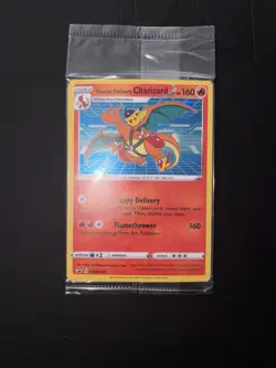 Pokemon TCG Special Delivery Charizard SWSH075 Holo Black Star Promo Sealed-Read - Image 2