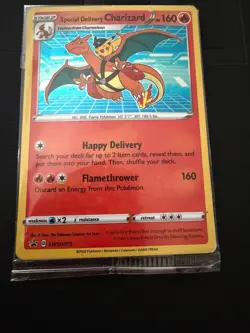 Pokemon TCG Special Delivery Charizard SWSH075 Holo Black Star Promo Sealed-Read - Image 3