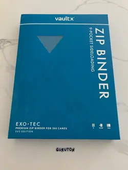 Vault X SV5 Pokemon Binder 9 Pocket 360 Cards Temporal Forces [Brand New/Sealed] - Image 1
