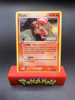 Magby 58/92 | EX Legend Maker | Reverse Holo | Stamped | Pokemon Card | NM - Image 1