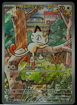 Meowth #106/094 Phantasmal Flames NM/M Pokemon Card - Image 1