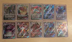 Pokemon VMAX Holo 10 Card Lot - Image 2