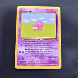 Pokemon TCG Trading Card Game Fossil Nr. 55/62 Flegmon German - Image 1