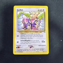 German/Deutsch - Pokemon TCG Card - Griffel/Aipom- 26/111 Neo Genesis LP Low Pop - Image 1