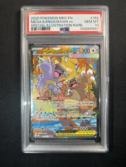 Pokemon Card - Mega Kangaskhan EX Mega Evolution 182/132 - PSA 10 - Image 1