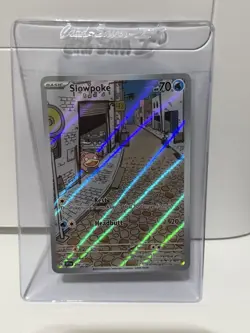 Pokemon TCG Slowpoke 204/198 Illustration Rare, Scarlet and Violet Base Set Card - Image 1