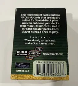 Magic: The Gathering Classic Sixth Edition Card Box - Image 2