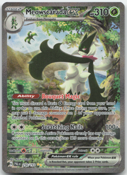 Meowscarada ex 256/193 SV02: Paldea Evolved Pokemon Card NM - Image 1