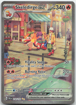 Skeledirge ex 258/193 SV02: Paldea Evolved Pokemon Card NM - Image 1