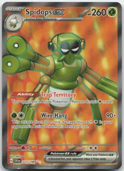 Spidops ex 223/198 SV01: Scarlet & Violet Base Set Pokemon Card NM - Image 1
