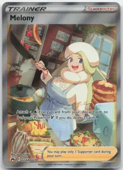 Melony GG64/GG70 Crown Zenith: Galarian Gallery Pokemon Card NM - Image 1
