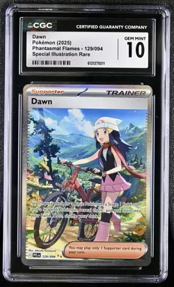 CGC 10 Dawn Special Illustration Rare Phantasmal Flames 2025 Pokemon Card #129 - Image 1