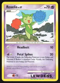 Roselia - 72/100 - Common - Stormfront - Pokemon Card - Image 1