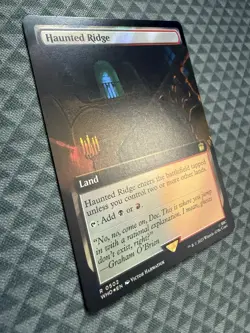 MTG Haunted Ridge #0502 Foil Extended Art Rare UB: Doctor Who (WHO) - Image 2