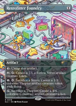 Retrofitter Foundry - Extended Art Secret Lair NM MTG - Image 1