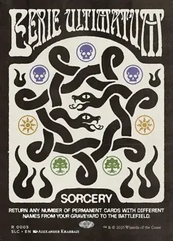 Eerie Ultimatum - Extended Art Secret Lair NM MTG - Image 1