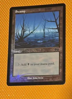 Mtg Arena Promo Swamp Foil - Image 1
