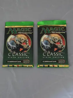 MTG Classic 6th Edition Factory Sealed Booster Pack (2 packs) - Image 1