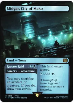 Midgar, City of Mako (Borderless) R FINAL FANTASY 313 NM - Image 1