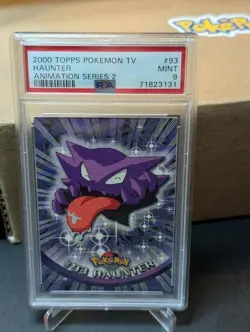 PSA 9 2000 Topps Pokemon TV Animation Series 2 #93 Haunter - Image 1