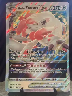 Pokemon TCG Cards Zoroark VSTAR SWSH298 Black Star Promo JUMBO / OVERSIZE - Image 1