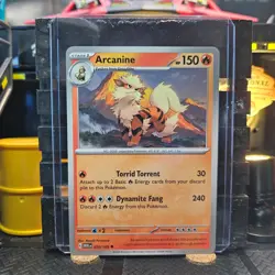 Arcanine 151 Pokemon TCG 059/165 Scarlet & Violet Uncommon - Image 1