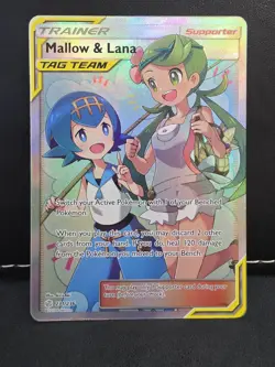Mallow & Lana 231/236 Full Art Trainer Tag Team Cosmic Eclipse - Pokemon TCG - Image 1