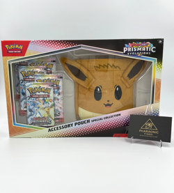 Pokemon TCG Prismatic Evolutions Accessory Pouch Special Collection Sealed - Image 1