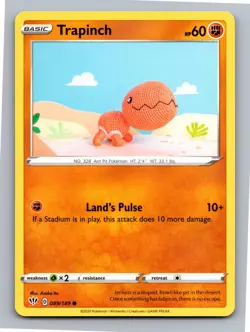 TRAPINCH 089/189 COMMON DARKNESS ABLAZE POKEMON LP - Image 1