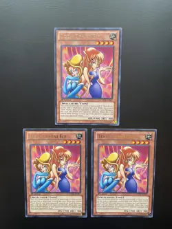 Yugioh Toon Gemini Elf LCYW-EN107 Rare 1st Edition LP/MP X3 - Image 1