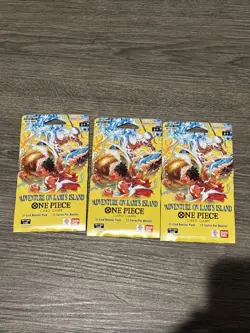 ONE PIECE : ADVENTURE ON KAMI'S ISLAND Booster Pack OP15-EB04 - Lot Of 3 - Image 1