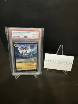 2023 Disney Lorcana EN 1 #186 Mickey Mouse Musketeer PSA 10 GEM MINT 🔥🔥 - Image 1