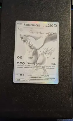 2025 Pokemon EN Trading Card White Flare Reshiram EX 173/086 Black White Rare NM - Image 1