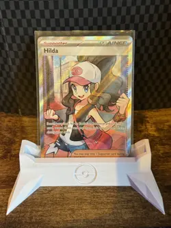 Pokemon TCG Hilda Full Art Trainer White Flare English Card 164/086 Pack Fresh - Image 1