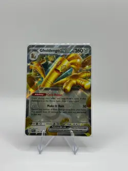 Gholdengo EX 139/182 Sv04: Paradox Rift Holo English Card Near Mint Condition - Image 1