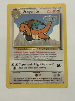 Pokemon TCG Dragonite #5 Black Star Promo WB the First Movie Stamped Card - Image 1