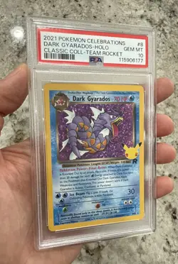 Dark Gyarados 8/82 - Celebrations Classic Collection PSA 10 - Pokemon Card 2021 - Image 1
