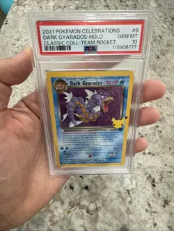 Dark Gyarados 8/82 - Celebrations Classic Collection PSA 10 - Pokemon Card 2021 - Image 3