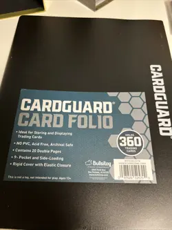 CardGuard Trading Card Binder Pro-Folio - 9 Pocket Binder - Side-Loading 360 - Image 1