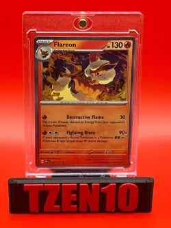 Flareon #013/131 SV: Prismatic Evolutions Holo Rare Pokemon Card NM - Image 1