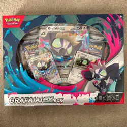 Pokemon TCG Grafaiai Ex Box Booster Packs Scarlet & Violet Trading Card Game - Image 1