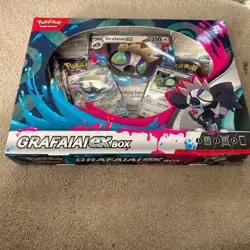 Pokemon TCG Grafaiai Ex Box Booster Packs Scarlet & Violet Trading Card Game - Image 2