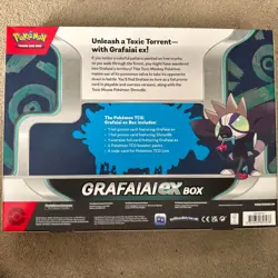 Pokemon TCG Grafaiai Ex Box Booster Packs Scarlet & Violet Trading Card Game - Image 3