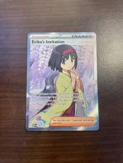 Erika's Invitation 196/165 Scarlet Violet 151 Pokemon Card Ultra Rare Near Mint - Image 1
